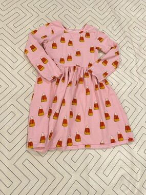 Pink Chicken Girls Light Pink Candy Corn Dress